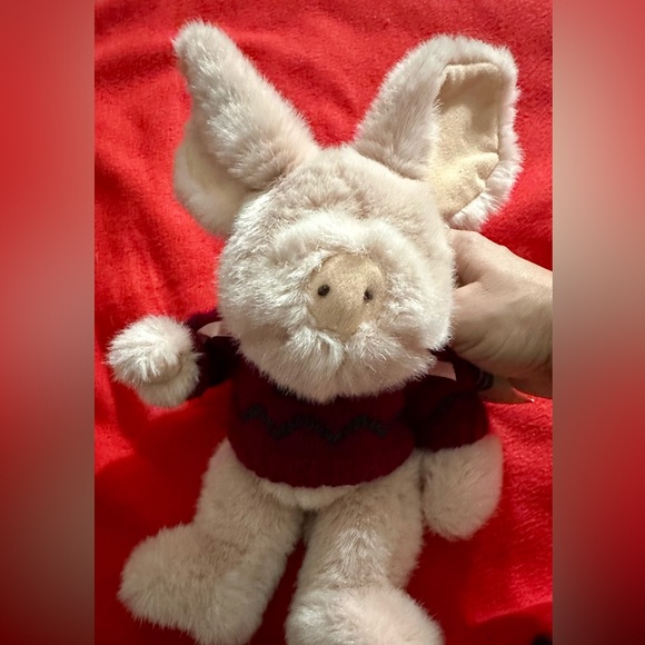 J.B. Bean series pig in Christmas sweater NWT great condition - Picture 6 of 10